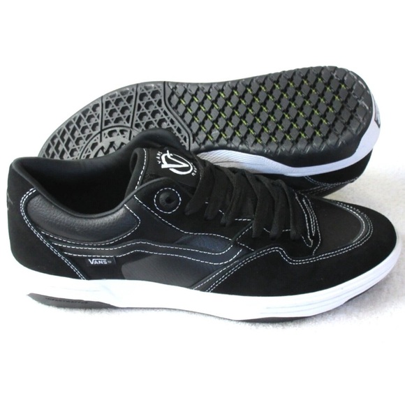 Vans Other - Vans Men's Rowan Zorilla 2 Black White Suede Leather Skate Shoes size 7.5